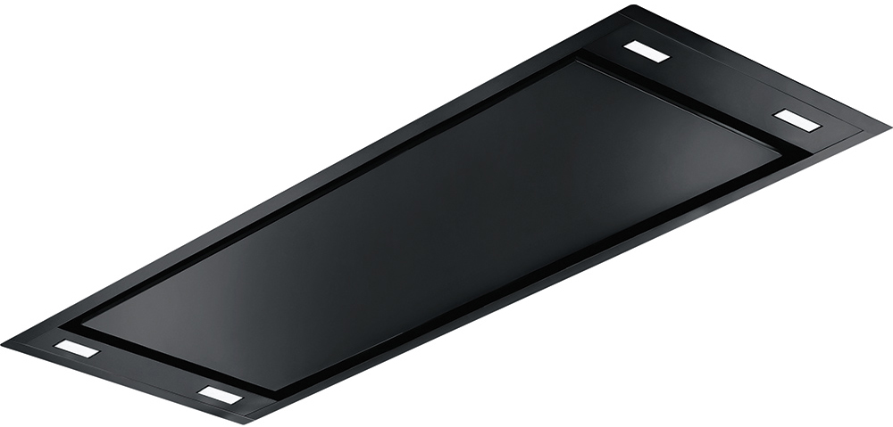 350.0577.973 Best, серия maris, вытяжка встраиваемая в потолок, 120 см, 1100 м3/ч, электронное управление, led, fcfl 1206 bk, черный матовый Franke Franke Maris 