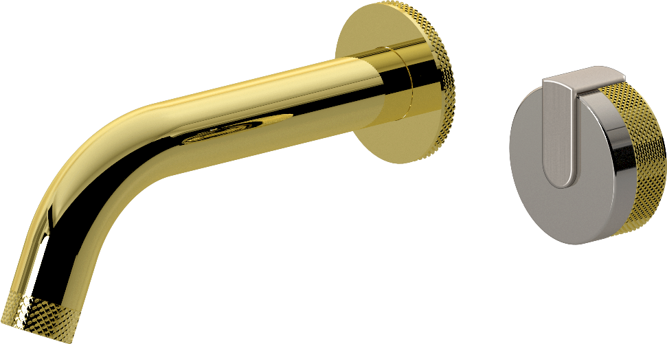 E-11535-R1PN-L1BNi-PB Настенный прогрессивный смеситель скрытого монтажа для раковины GRAFF MOD+