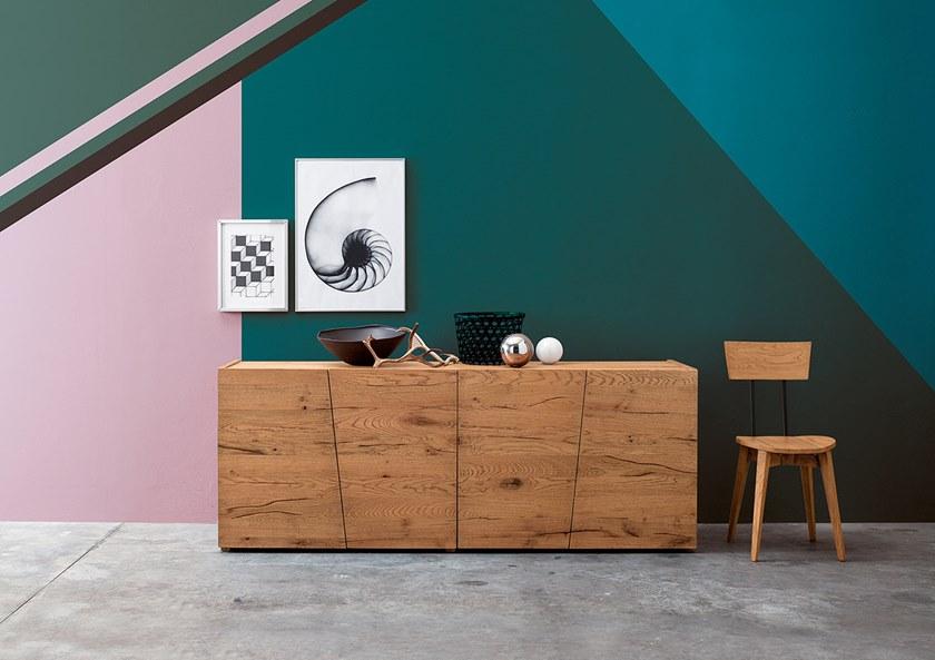 Devina Nais Комод с распашными дверцами и ящиками из массива дерева Unika sun-id-1446945 - Вид №2