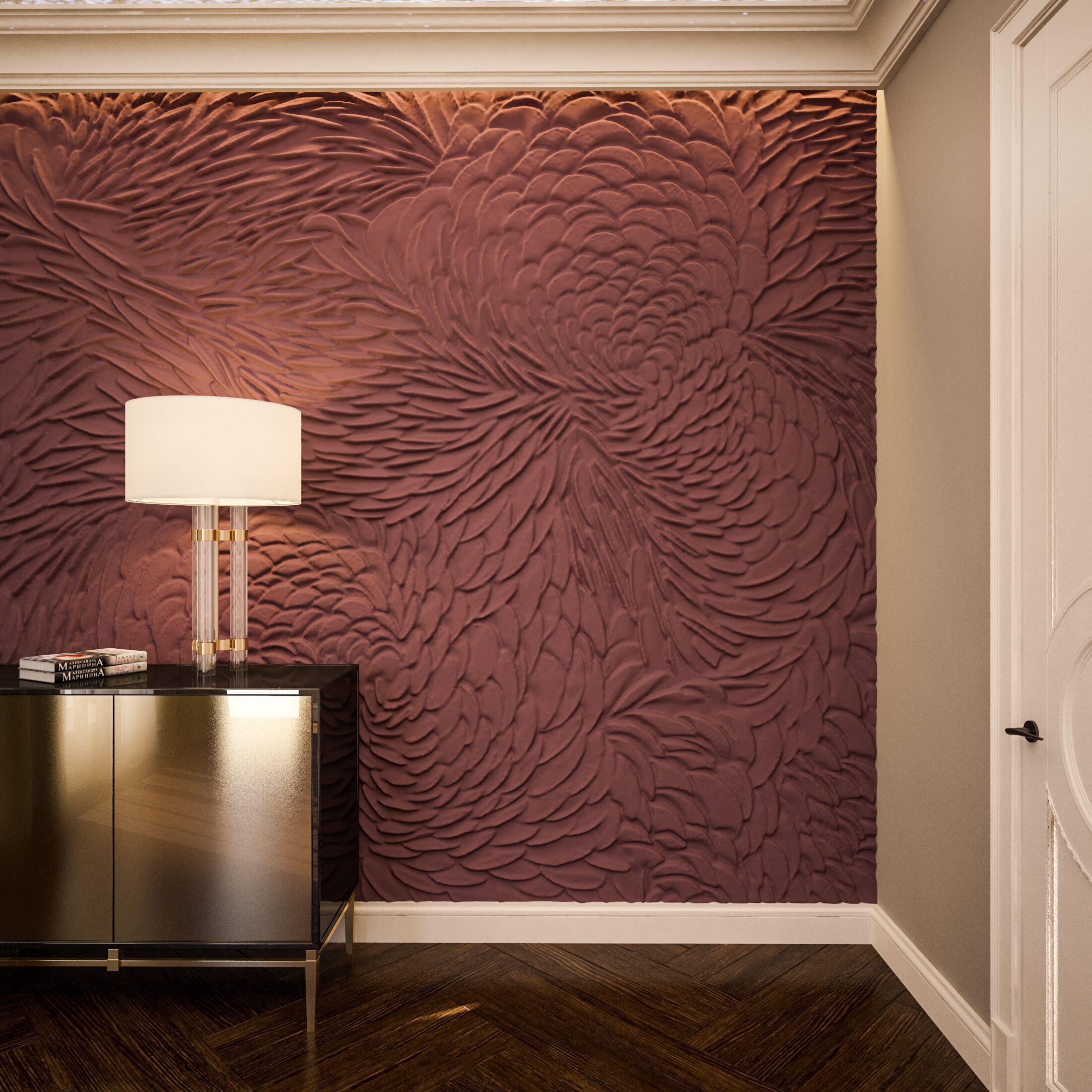 Трехмерная декоративная гипсовая панель WallDeco FALCON ARCH-00081260 - Вид №2