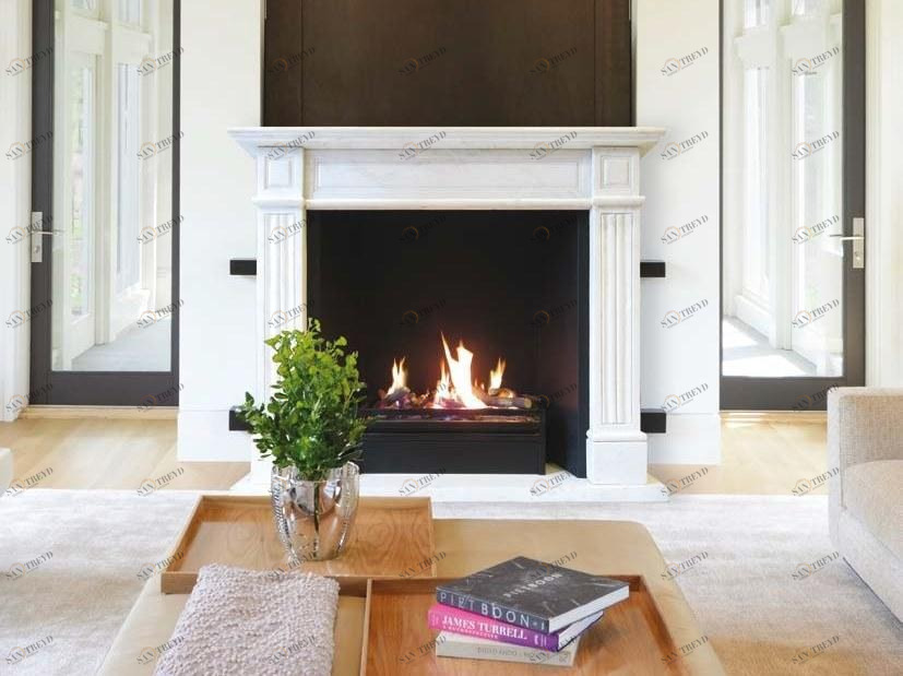 BRITISH FIRES Открытый металлический газовый камин с дистанционным управлением sun-id-1388093