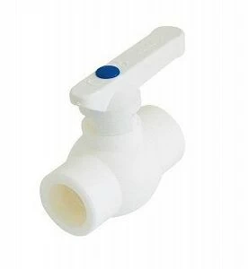 Кран шаровый KALDE D32 с рычагом белый