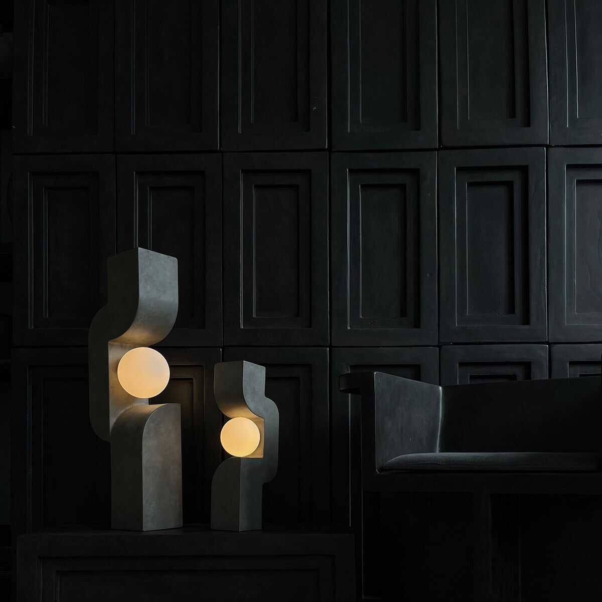 Керамическая светодиодная напольная лампа 101 Copenhagen сидящий человек ARCH-00110471 - Вид №6