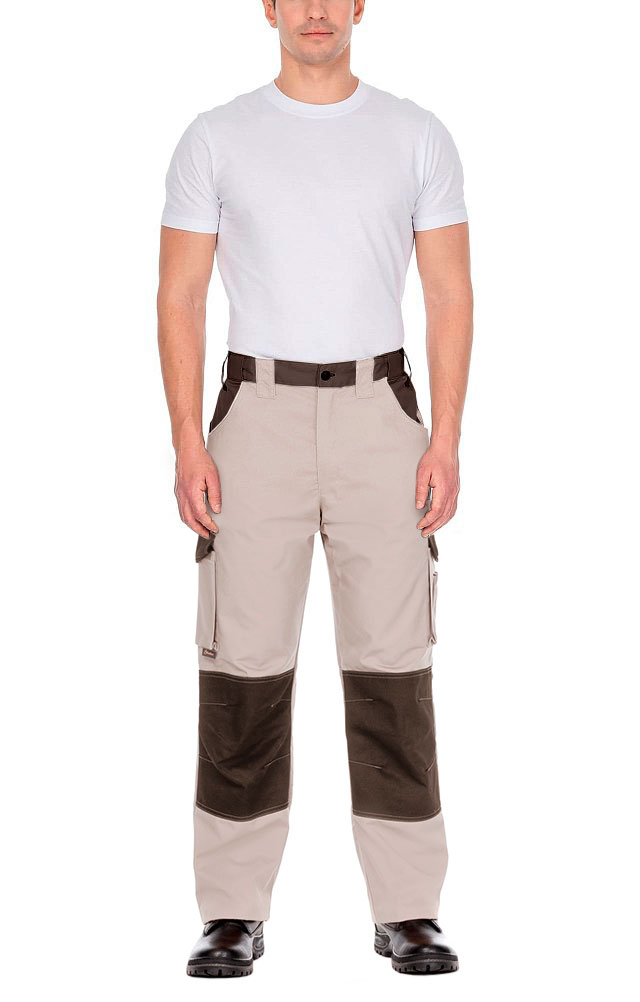 4973739 Костюм  NEW цвет серый песок с серым хаки STATUS  Летняя спецодежда  размер 48-50/182-188  - Вид №7