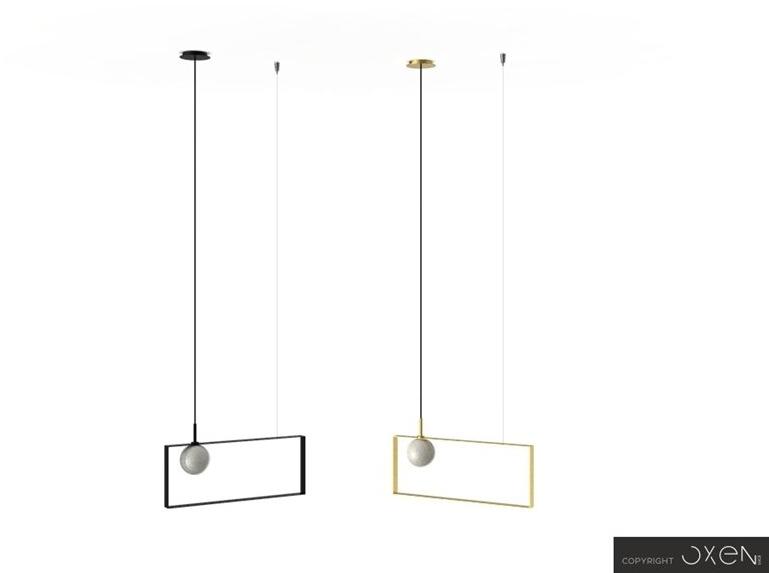 NEXO LUCE Металлический светодиодный подвесной светильник Oxen pendant lamp 7101a0-a8 - Вид №7