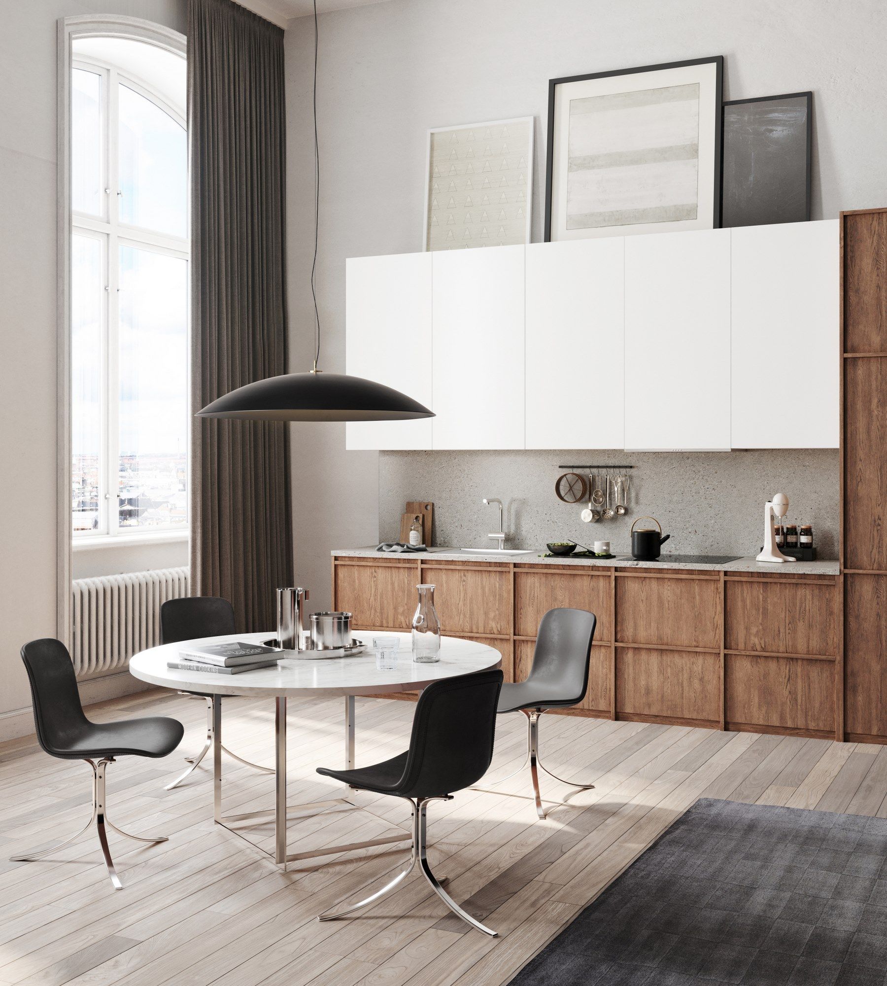 Металлический светодиодный подвесной светильник Rakumba Saya ARCH-00082550 - Вид №2