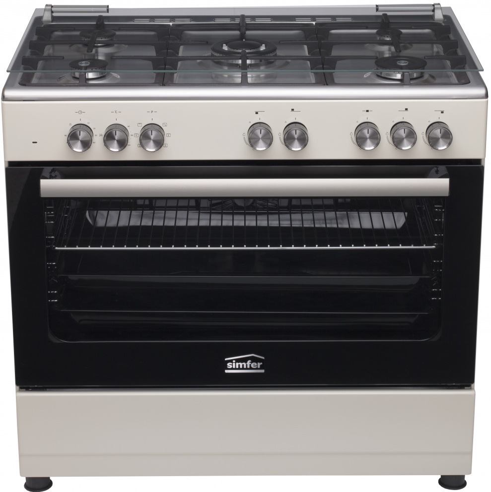 5347865 Комбинированная плита Simfer F96MR52010 серебристый STDN-0044907 - Вид №3