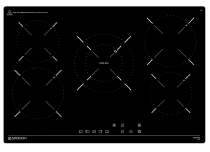 9168764 Электрическая варочная поверхность Meferi MEH755BK ULTRA