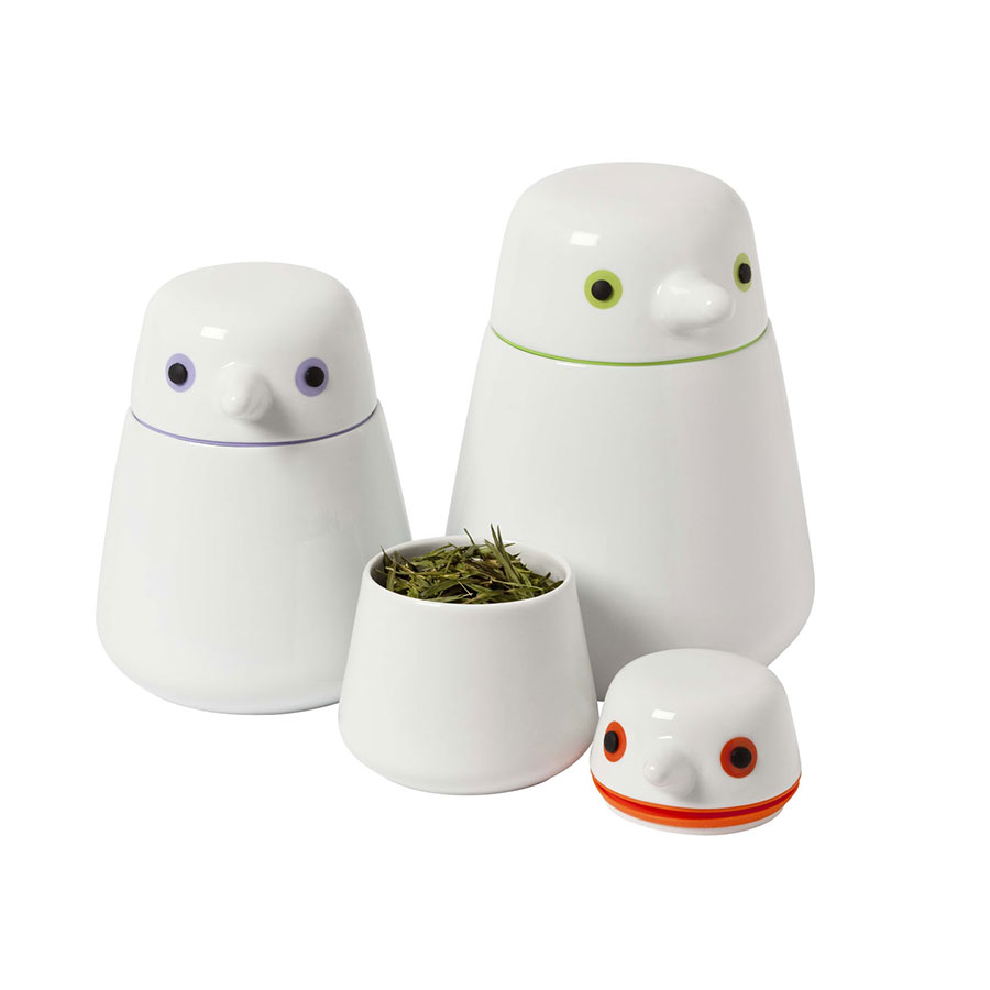 Банка для хранения 1 л фиолетовая Birdie QDO  00-3872100 Белый;фиолетовый  - Вид №3