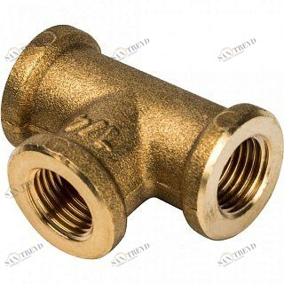 Тройник ВР 1/4" латунь STOUT SFT0019000014