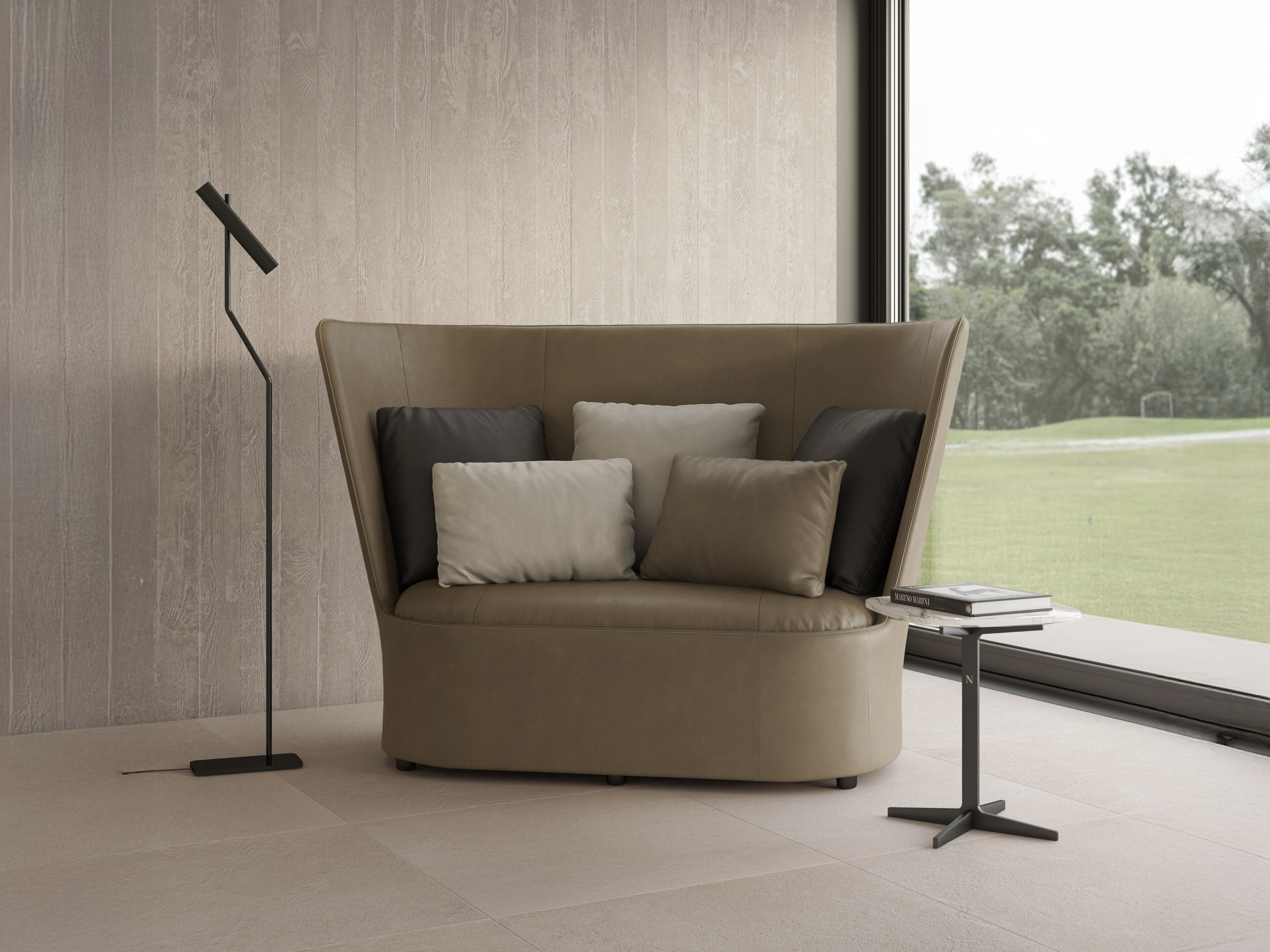 Кожаный диван Natuzzi Italia Cape ARCH-00073235 - Вид №2