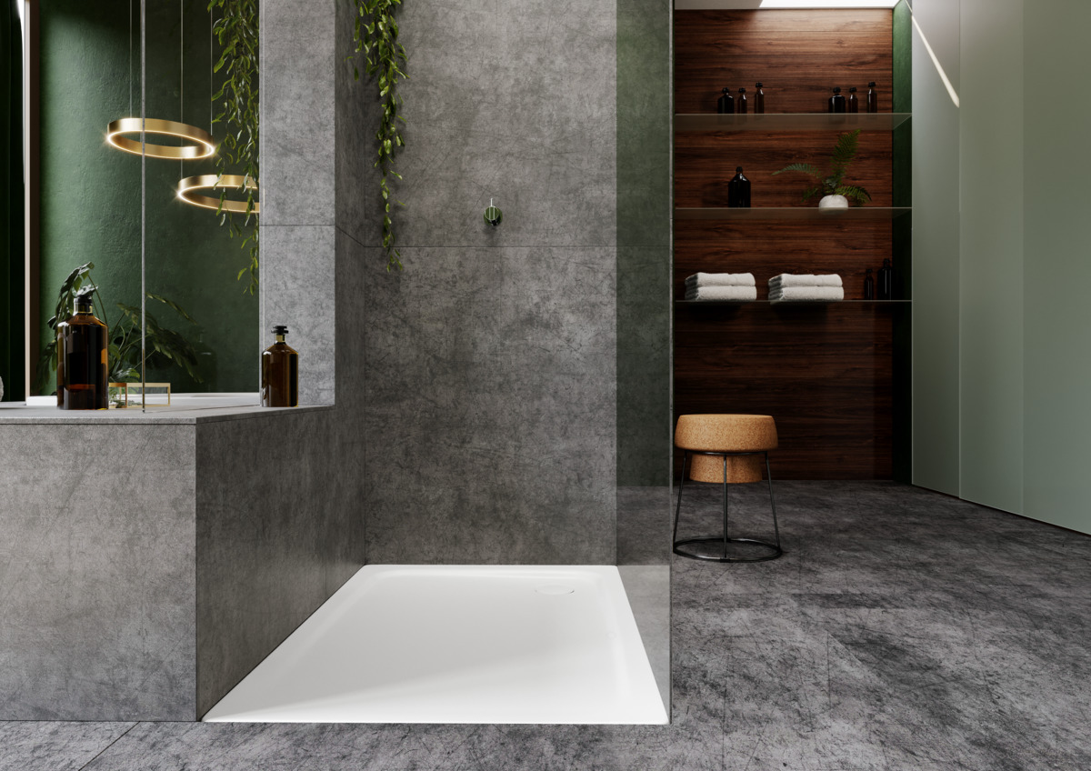 Душевой поддон KALDEWEI Сталь эмалированная 388-2 445 теплый серый 10 388-2445 - Вид №9