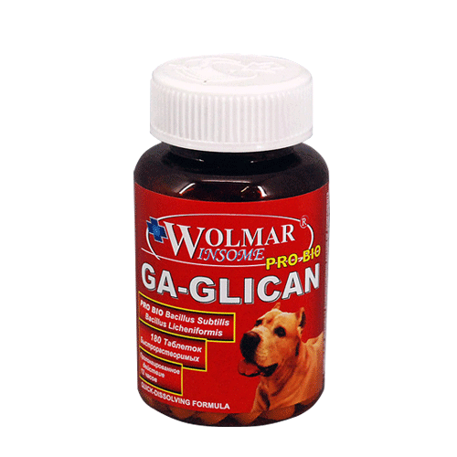 Т0026484 Витамины для собак Bio Ga-Glican 180таб WOLMAR 