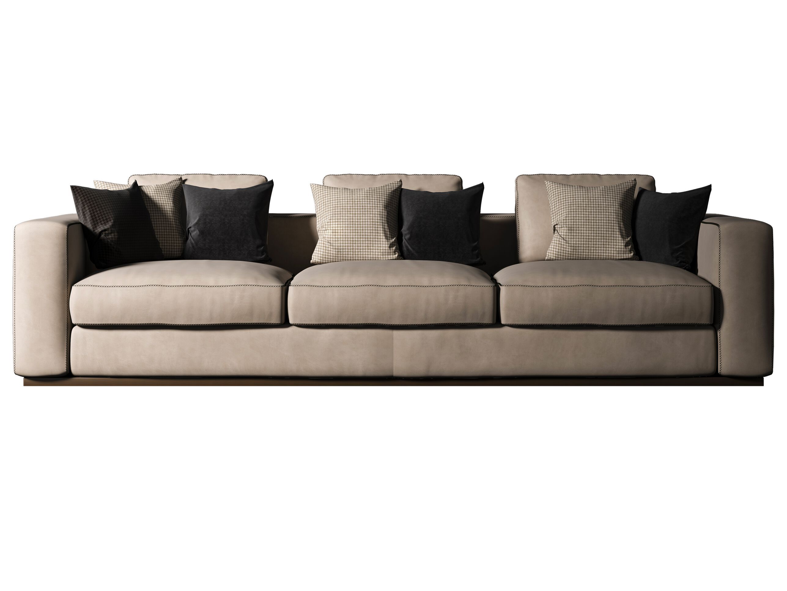 4-местный диван из нубука CPRN HOMOOD Eclipse ARCH-00129026