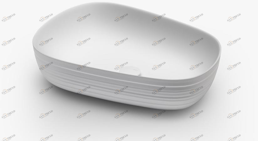 Накладная раковина на столешницу  овальная Falper Handmade sun-id-1429762