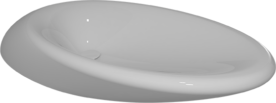 TOLAV900 Накладная раковина на столешницу GSG CERAMIC TOUCH