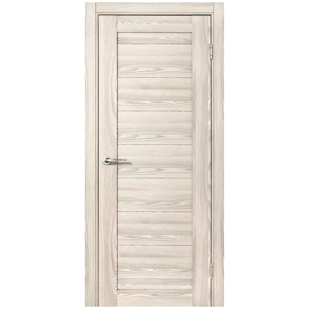 Комплект двери Верано глухая 60x200 см ПВХ цвет ривьера крем с добором 100 мм PORTIKA STLM-2084850