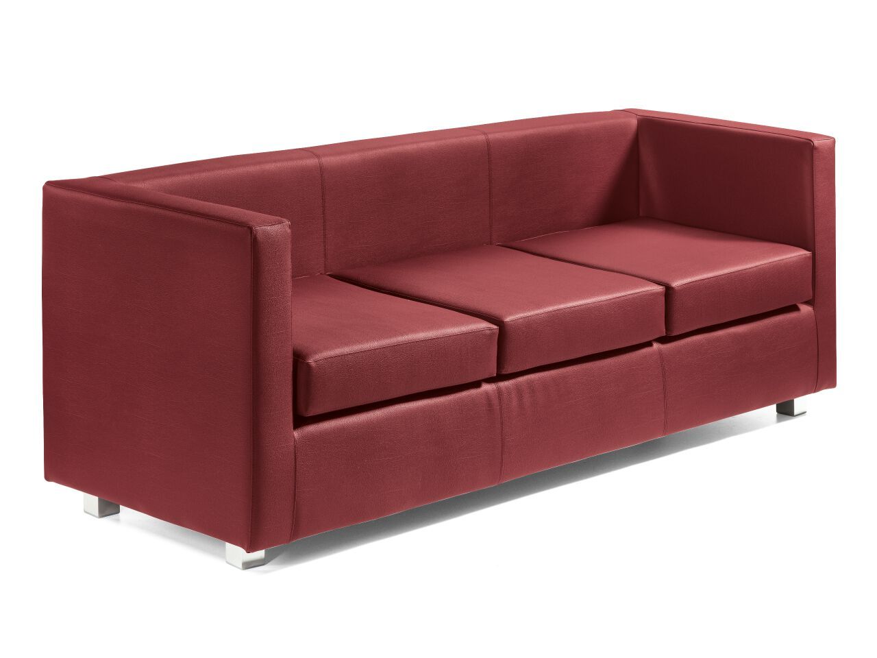 3-местный кожаный диван Julia Italia Quadra ARCH-00118330