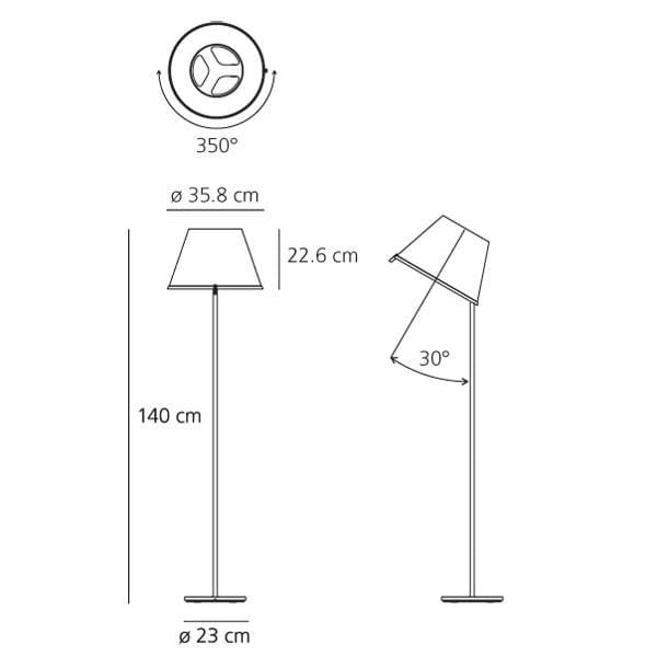 Регулируемая напольная лампа Artemide Choose ARCH-00103631 - Вид №4