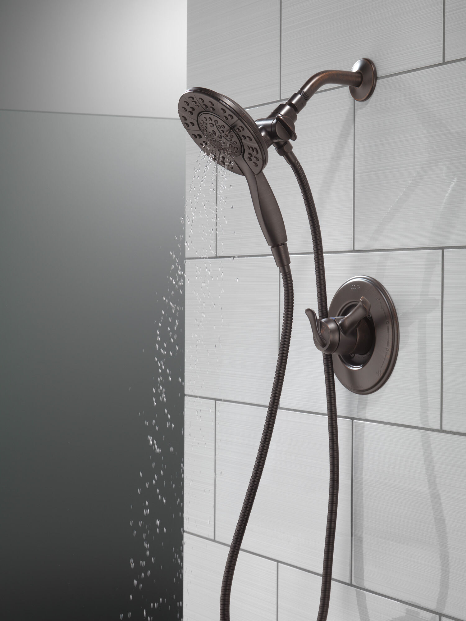 58499-RB In2ition HSSH 1,75 галлона в минуту, 4 настройки Delta Faucet Universal Showering Венецианская бронза  - Вид №12