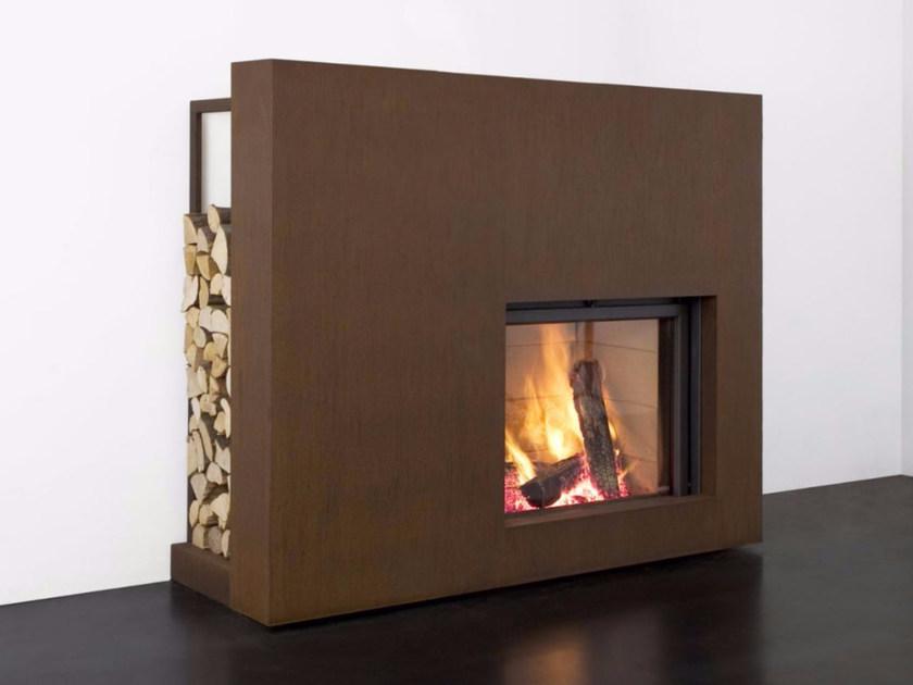 Stûv Настенный встроенный камин из стали и стекла Stûv 21 sun-id-1491131 - Вид №1