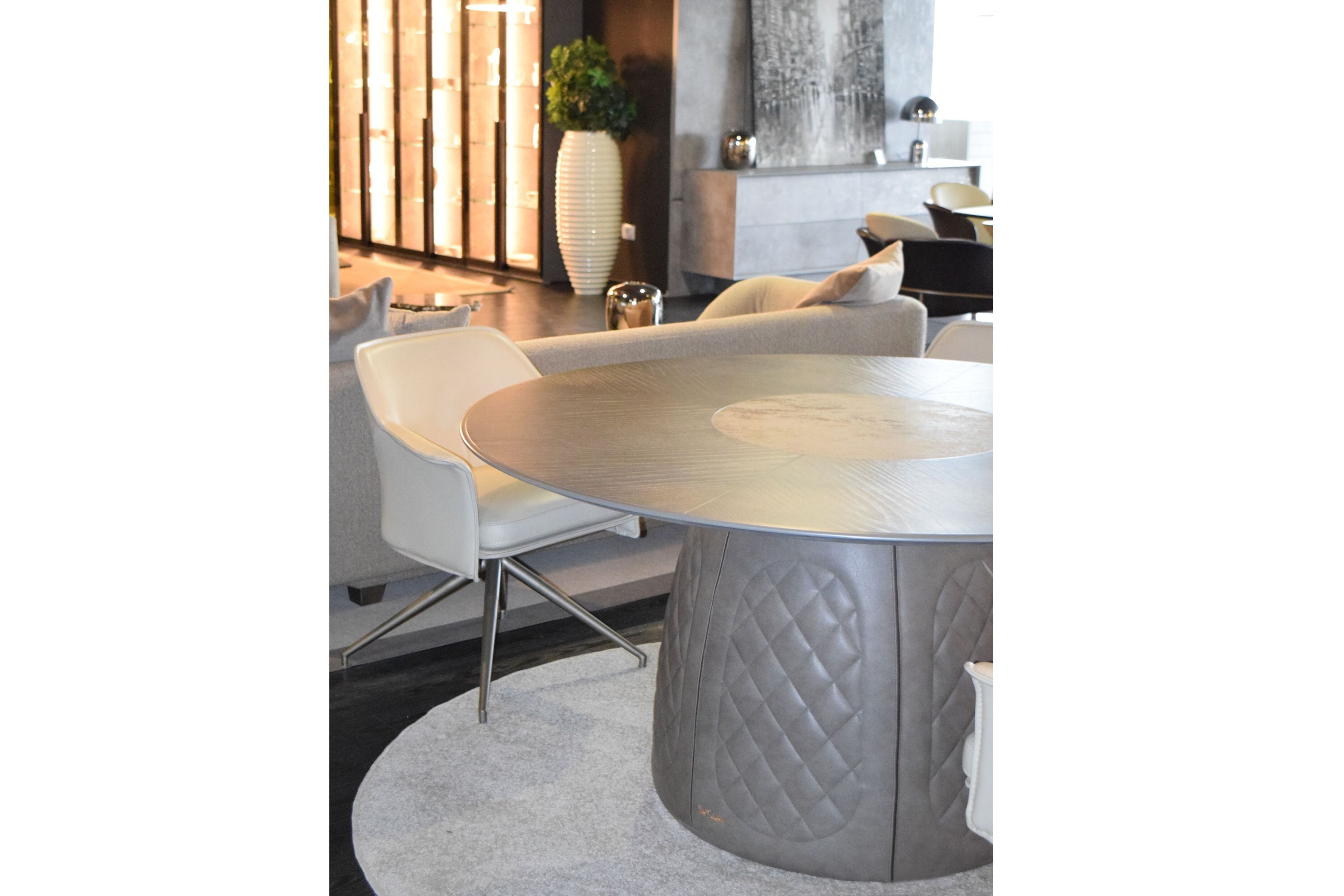 Круглый стол из МДФ с керамической вставкой ABLE POSITANO ARCH-00064596 - Вид №10