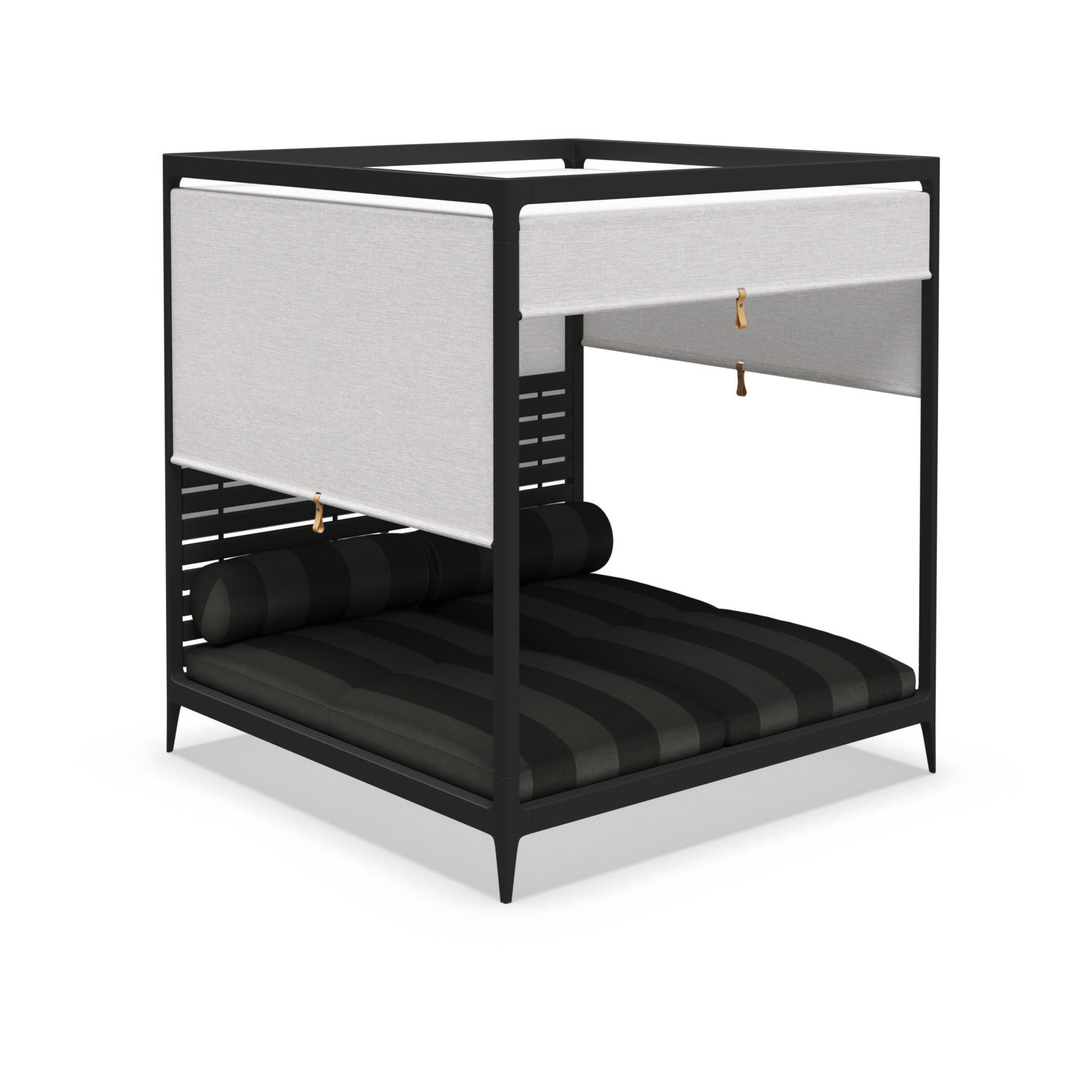 Ткань и алюминиевая Садовая кровать с навесом Gloster сетка ARCH-00086021 - Вид №3