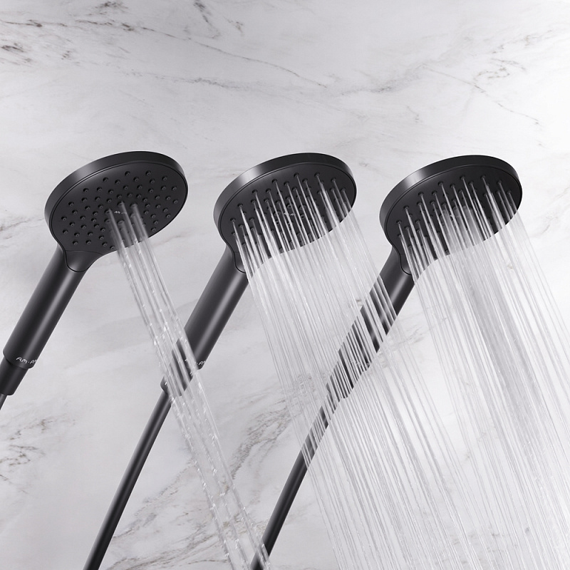 F0780222 душ.система: верхн.душ 220мм ручной душ 120 мм 3 функции душ.штанга 1030-1460 мм AM.PM Like - Вид №7