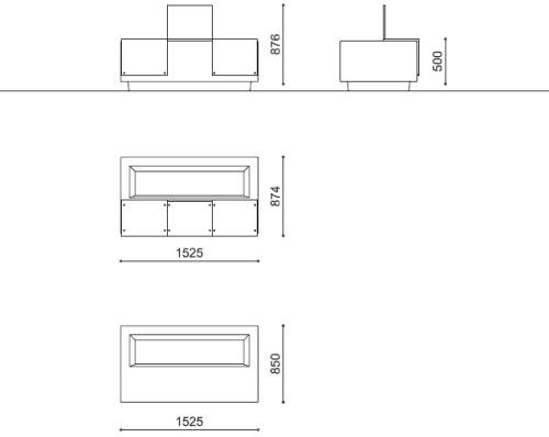 Metalco Модульная скамья со встроенной сеялкой sun-id-1428490 - Вид №5
