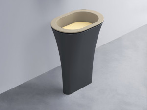 AMLA65-AV+AMPILO-CN+AMCOLO-BA Раковина Amedeo Ovale отдельностоящая cielo Enjoy + Amedeo