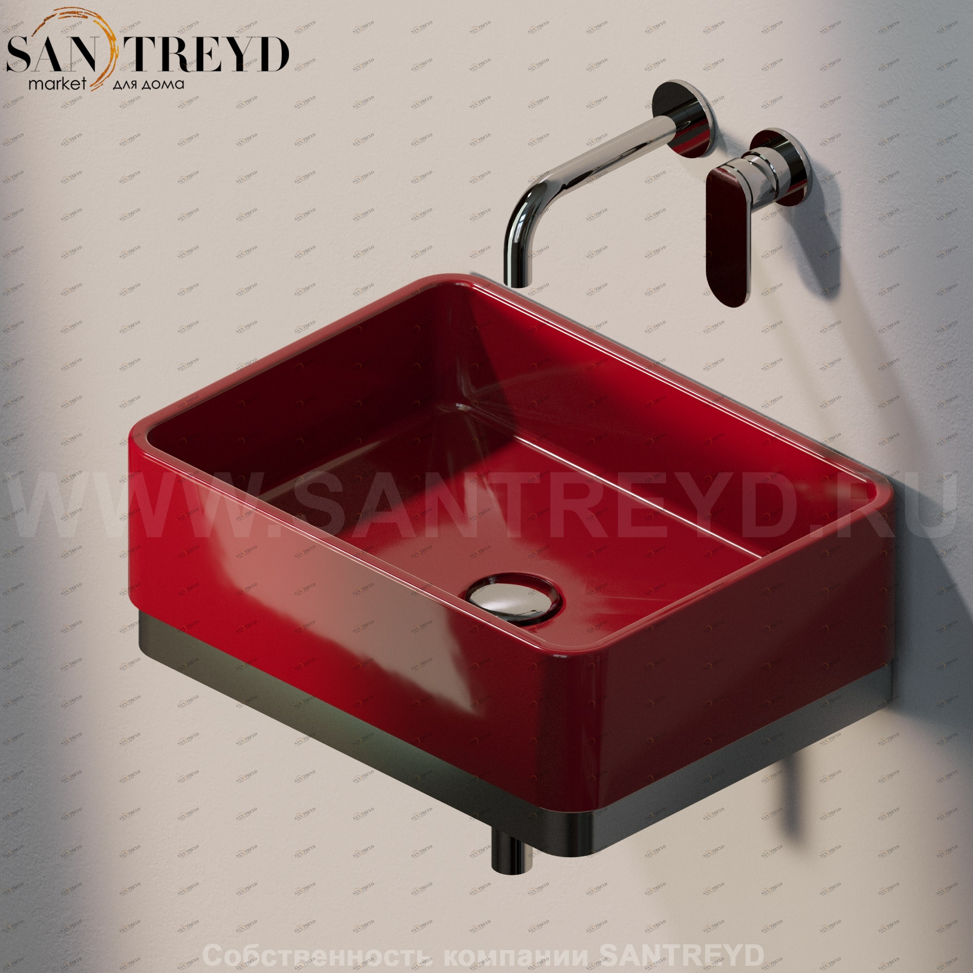 MWL483011 Подвесная раковина настенная прямоугольная Ceramica Flaminia Miniwash