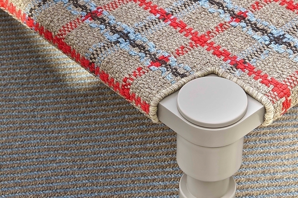 070752 Индийская кровать GL Tartan blue Single GAN Garden Layers - Вид №3