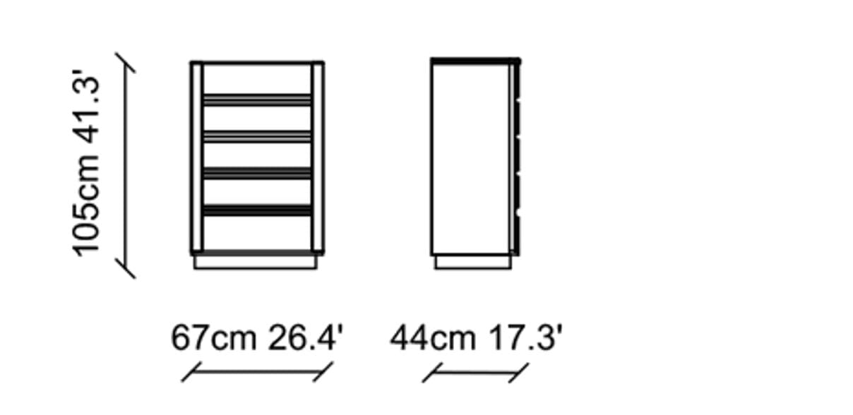 Деревянный комод NDESIGN румяна ARCH-00019023