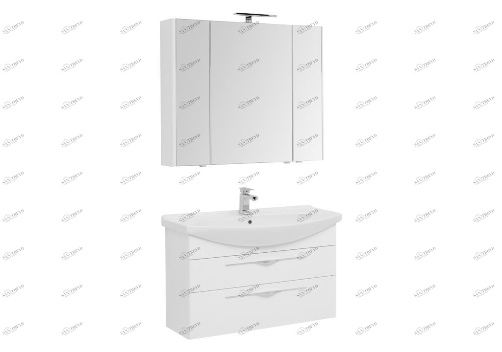 Мебель для ванной Aquanet Ирвин 105 белый 00210255