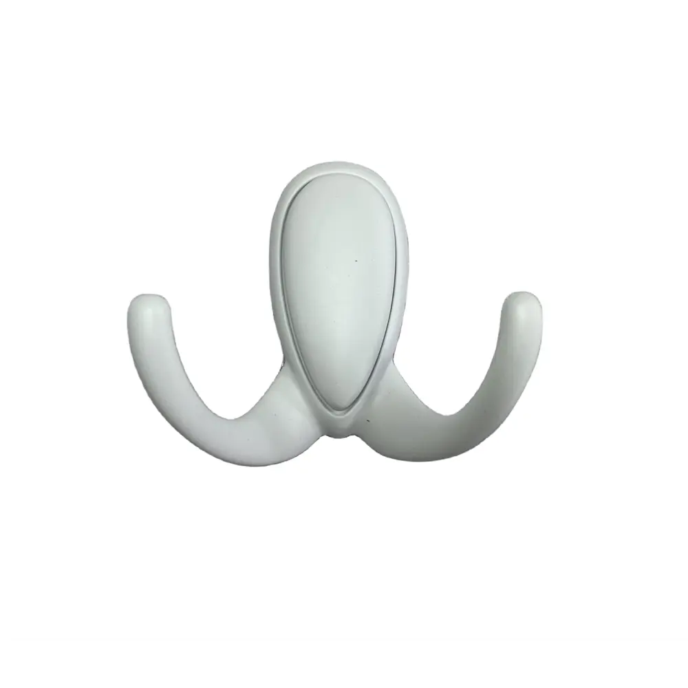 89364370 Мебельный крючок N00-N00-MW 13 см ЦАМ цвет белый STLM-1010737 EDSON 10003-N00-MW