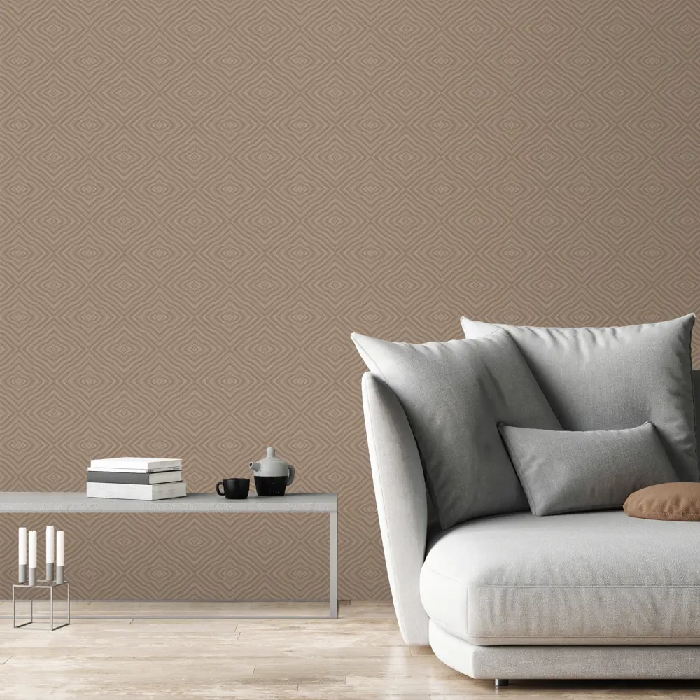Обои флизелиновые Euro Décor «Spectrum» 3727-4, 1.06x10 м, цвет коричневый 82024420 STLM-2002589 EURO DECOR - Вид №2