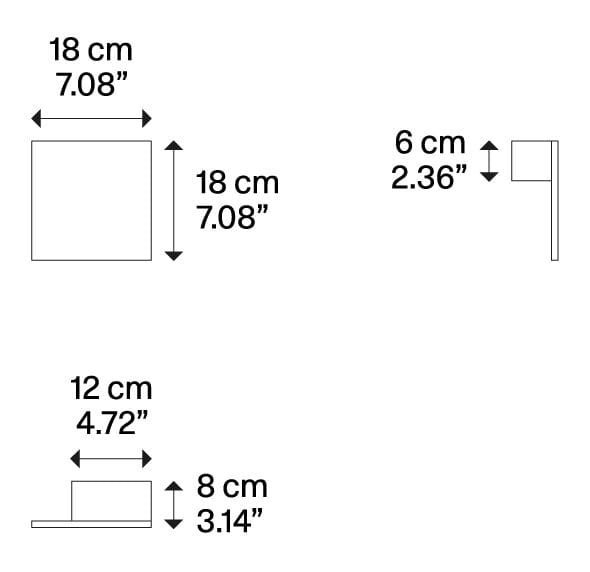 Алюминиевый светодиодный наружный настенный светильник Lodes головоломка ARCH-00041052 - Вид №3