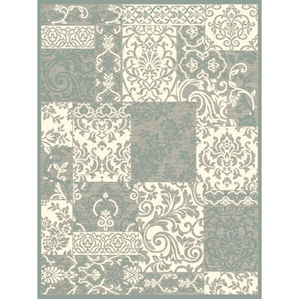 Ковер вискоза Genova 009/655590 100х140 см цвет серый RAGOLLE STLM-2142673