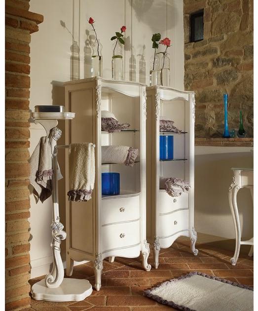 VOLPI Высокий шкаф для ванной с ящиками Night & day 2750 - Вид №1