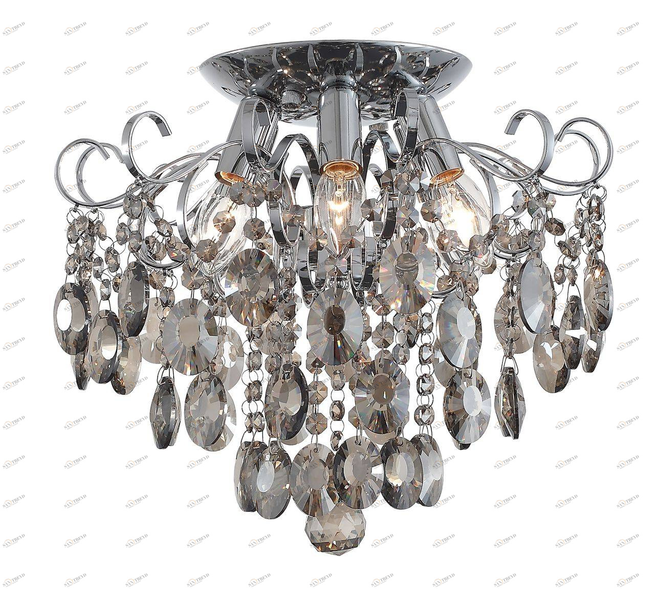 Потолочная люстра ST Luce Orecchini SL846.102.06 ST LUCE ДИЗАЙНЕРСКИЕ, ORECCHINI 058921 Серый 