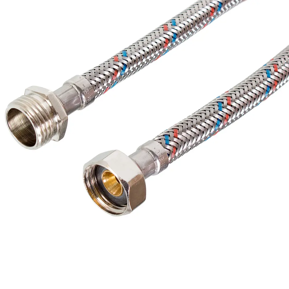 Гибкая подводка для воды Equation 1/2" штуцер-гайка 60 см STLM-2199518