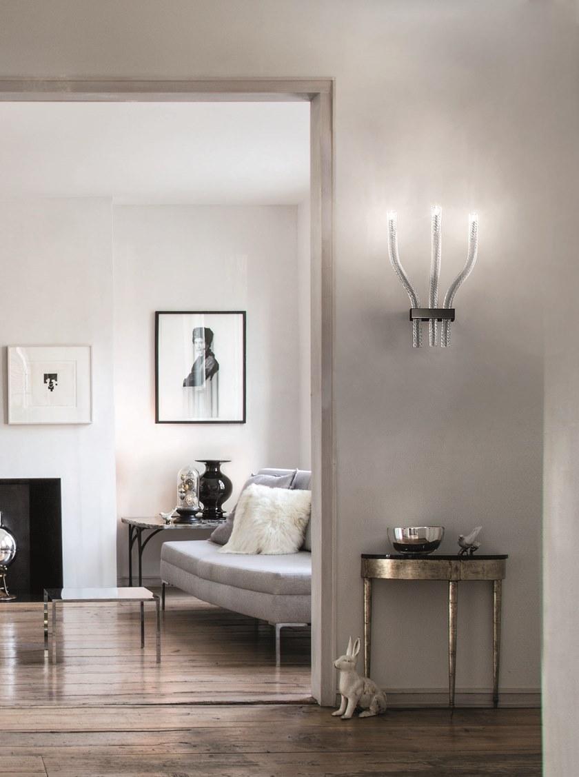 Vetreria Vistosi Бра с прямым светом из дутого стекла Stardust sun-id-1418081 - Вид №3