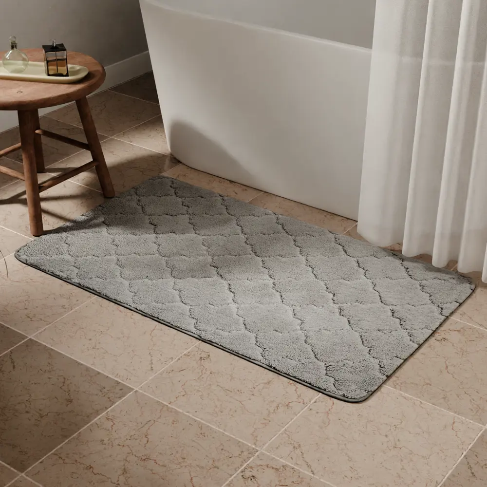 BATH PLUS Лана — элегантный коврик для ванной с мягким ворсом 89380466 STLM-1570251