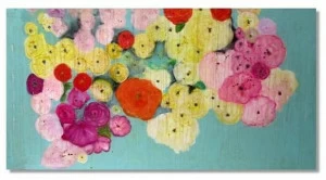 ICI ET LÀ Смешанная техника на холсте K. fabrizzi Kf30