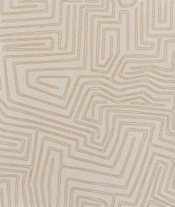 Шелковая настенная ткань с графическим рисунком