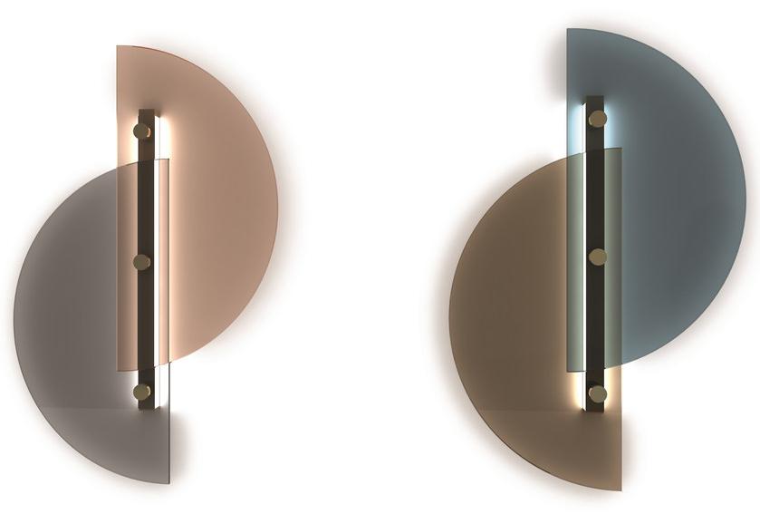 Настенный светильник из цветного стекла Papillon Santreyd sun-id-1490710 - Вид №3