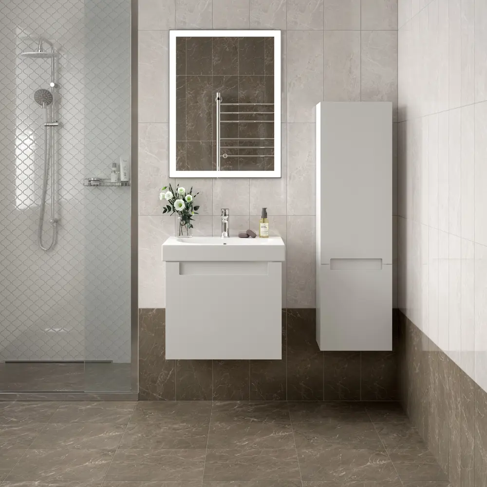 Мозаика Kerama Marazzi Arabesques Majolica 26x30 см цвет серый 84612983 STLM-2133632 Арабески - Вид №4