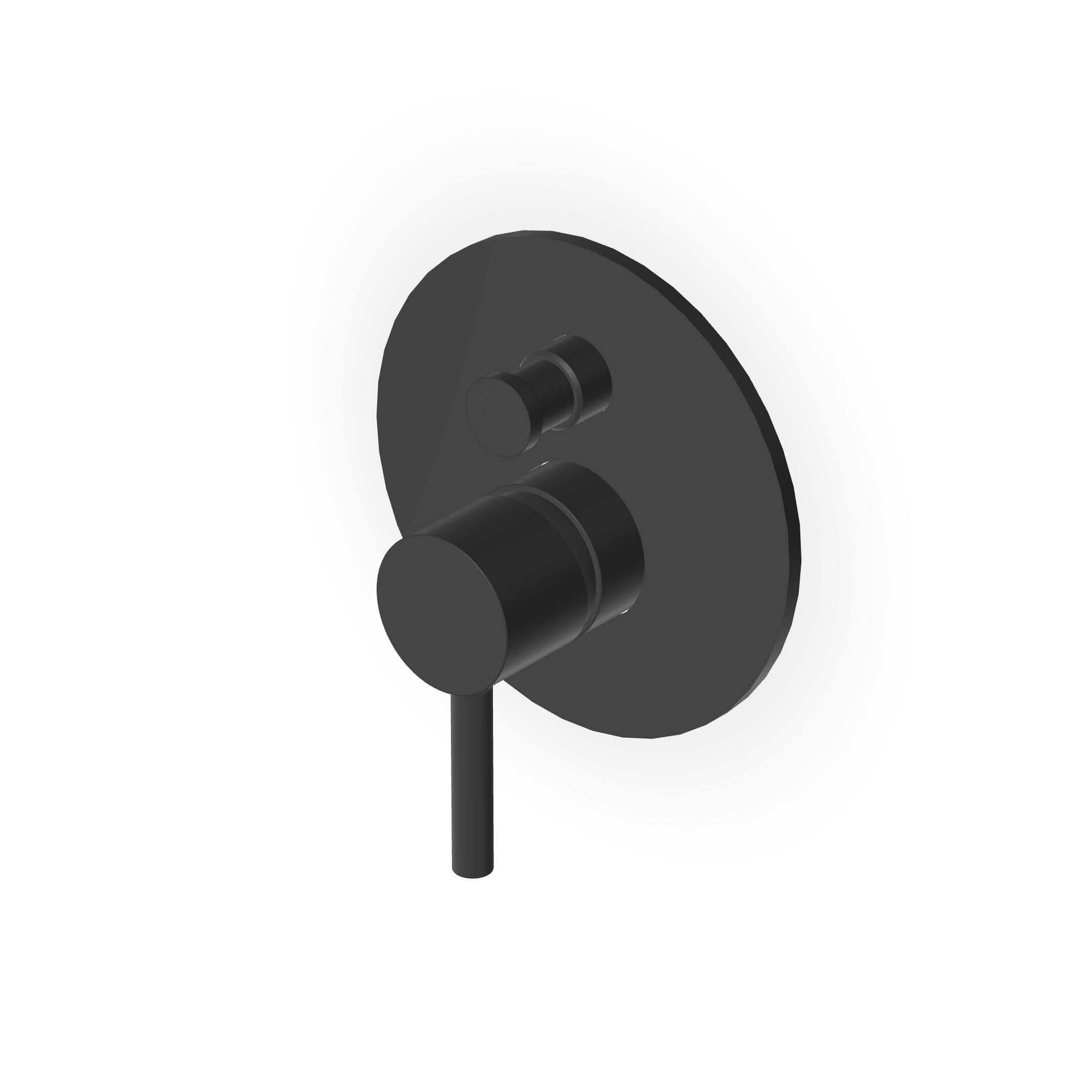 Однорычажный настенный смеситель для ванны / душа с переключателем Zucchetti Pan S ARCH-00086458 - Вид №17