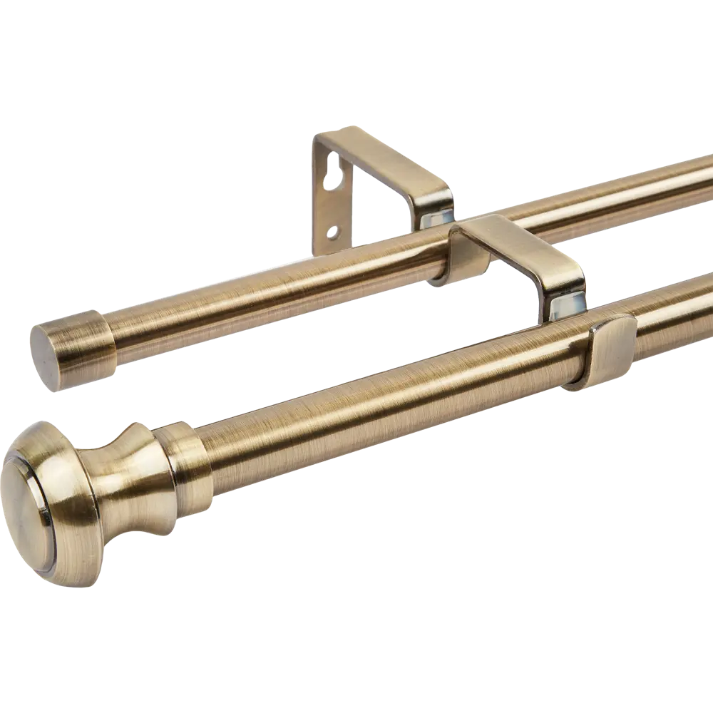 INSPIRE Карниз двухрядный Atik для портьер и тюля 160-300 см 84407314 STLM-0049483