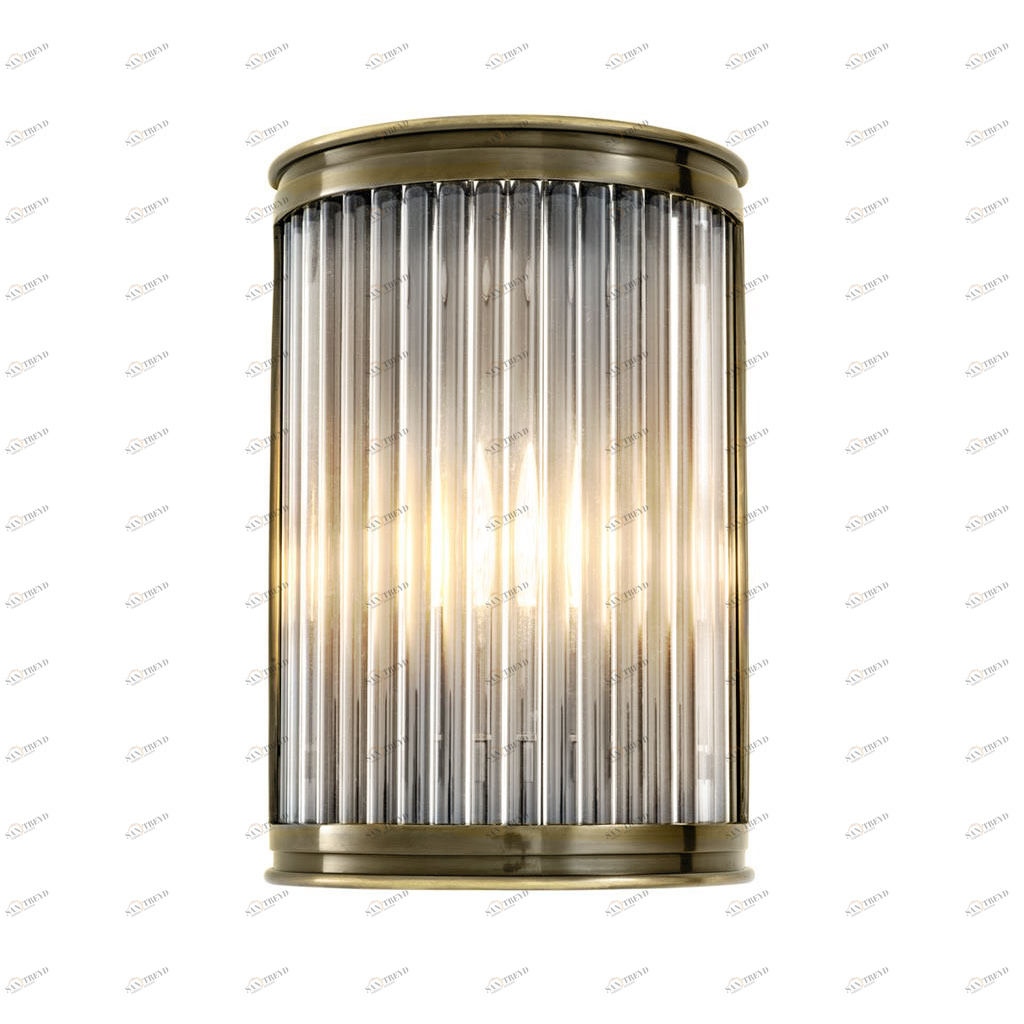 Светильник настенный прозрачный Alice Brass KM0767W-1 brass DELIGHT COLLECTION  00-3882868 Прозрачный 